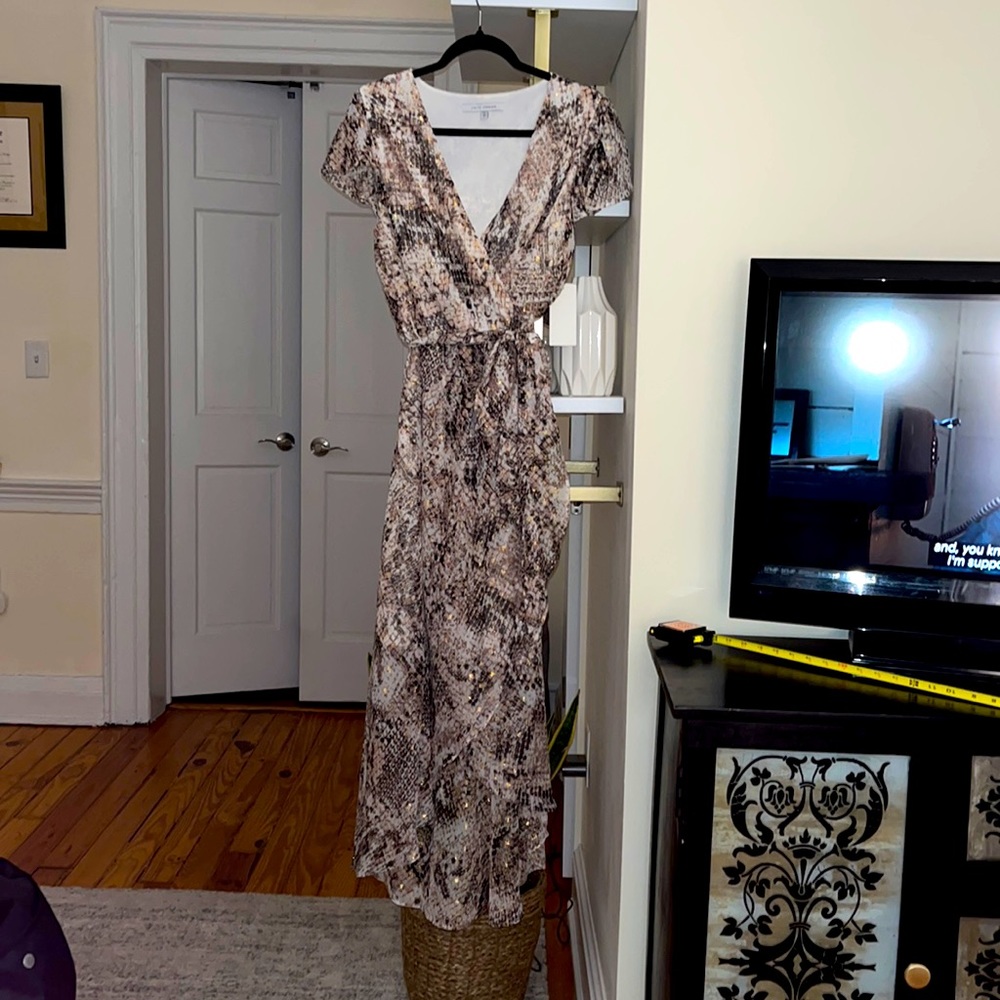Julia Jordon Snakeskin Dress NWT